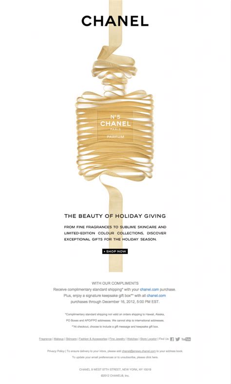 Chanel Email Format 